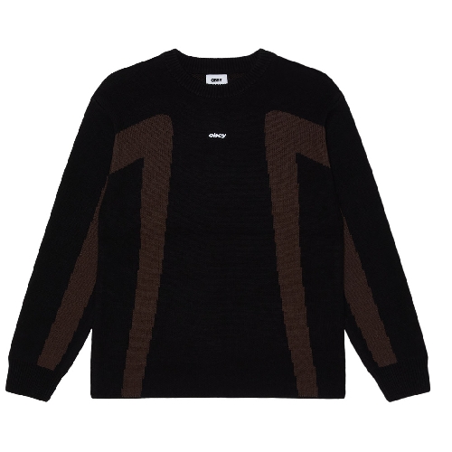 OBEY BRANN SWEATER Digital black multi