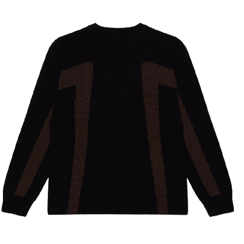 OBEY BRANN SWEATER Digital black multi OBEY BRANN SWEATER Digital black multi