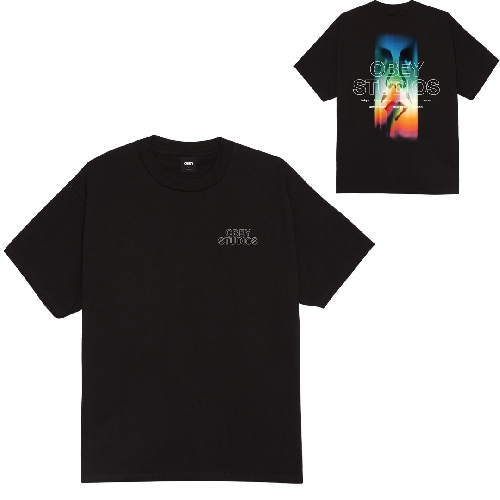 OBEY SPECTRUM TEE Black