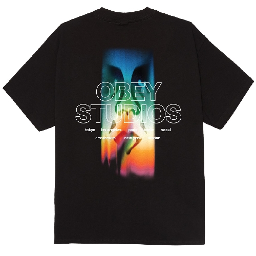 OBEY SPECTRUM TEE Black