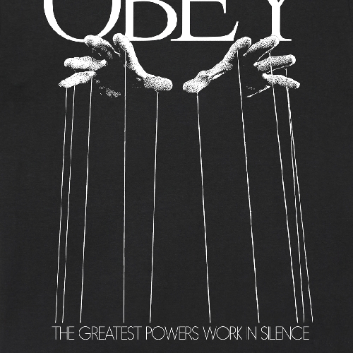 OBEY MARIONETTE TEE Vintage black