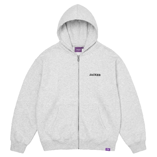 JACKER NOTORIOUS HOODIE ZIP Grey