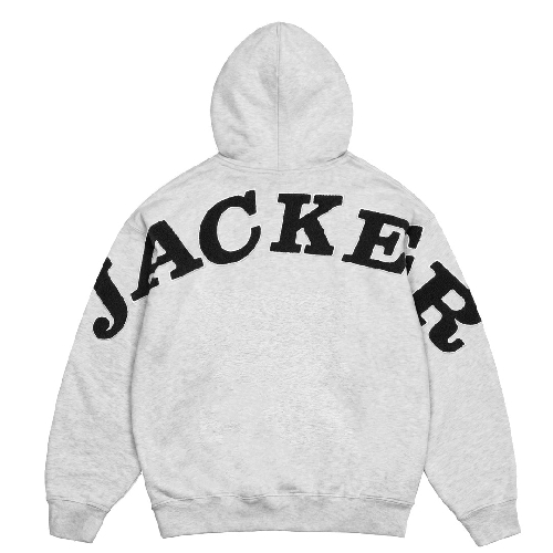 JACKER NOTORIOUS HOODIE ZIP Grey