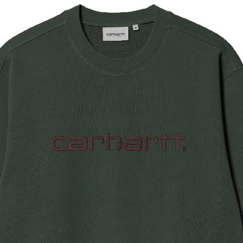 CARHARTT WIP CARHARTT SWEAT Dark Scarab Palisander