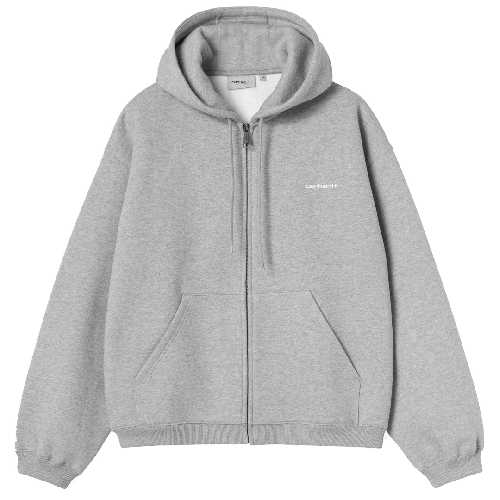 CARHARTT WIP HOODED EBBERT JACKET Grey Heather White