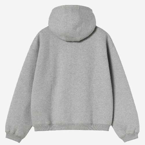 CARHARTT WIP HOODED EBBERT JACKET Grey Heather White