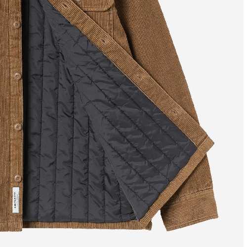 CARHARTT WIP WHITSOME SHIRT JAC WIP H Brown