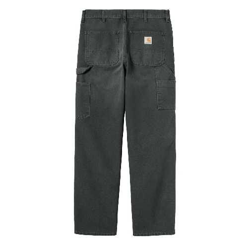 CARHARTT WIP SINGLE KNEE PANT Raven stone canvas