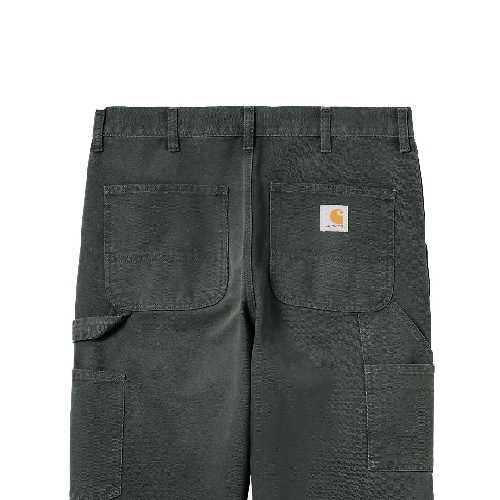 CARHARTT WIP SINGLE KNEE PANT Raven stone canvas