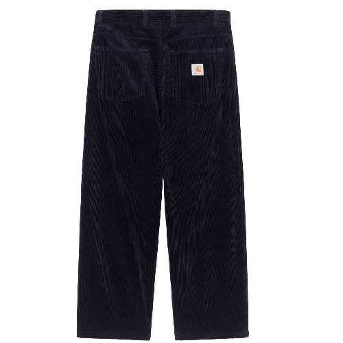 CARHARTT WIP BRANDON CORD PANT Dark Navy rinsed
