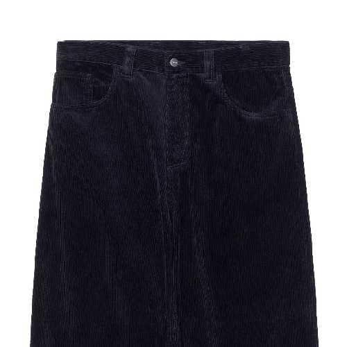 CARHARTT WIP BRANDON CORD PANT Dark Navy rinsed