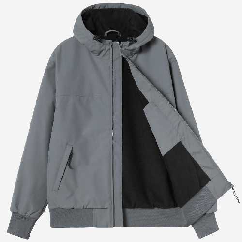 CARHARTT WIP HOODED SAIL JACKET Styx white
