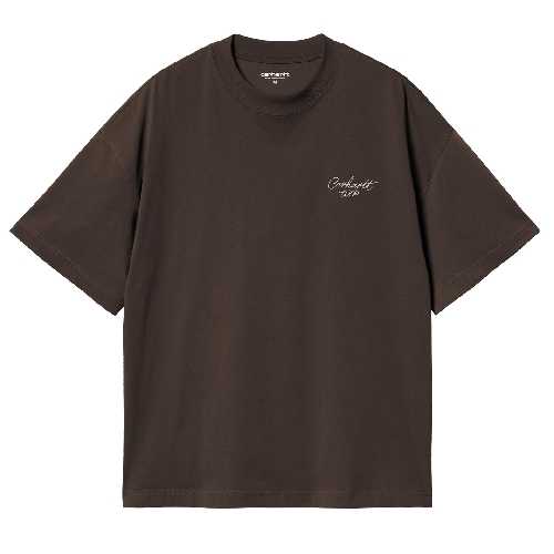 CARHARTT WIP SIGNATURE SCRIPT TSHIRT Tobacco Natural