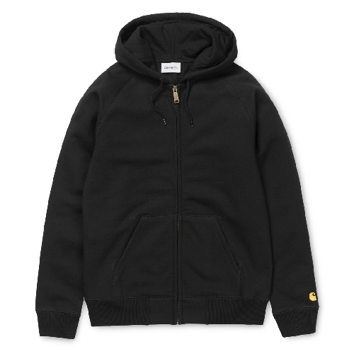 CARHARTT WIP HOODED CHASE JACKET Black / Gold