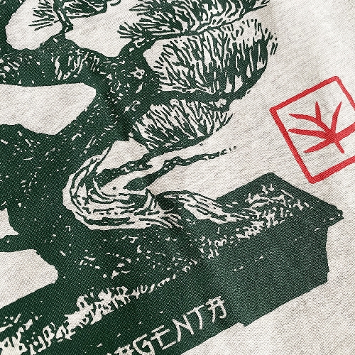 MAGENTA BONSAI TEE Ash
