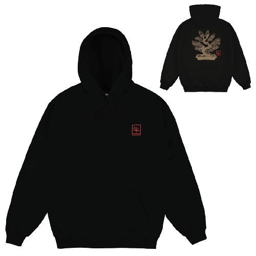 MAGENTA BONSAI HOODIE Black