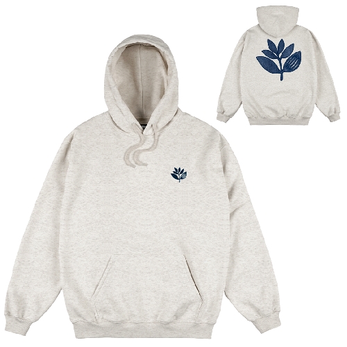 MAGENTA DENIM PLANT HOODIE Ash