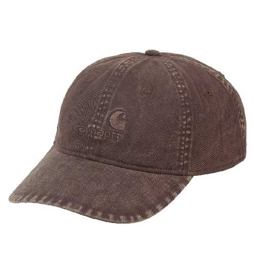 CARHARTT WIP LAMBERT CAP Tobacco moon wash