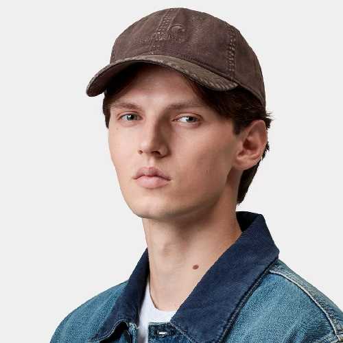 CARHARTT WIP LAMBERT CAP Tobacco moon wash
