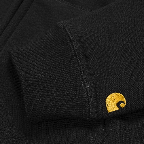 CARHARTT WIP HOODED CHASE JACKET Black / Gold