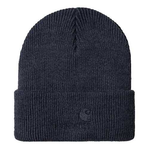 CARHARTT WIP LAMBERT BEANIE Dark Navy moon wash