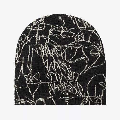 CARHARTT WIP BLINKERFLUID BEANIE Black Wax