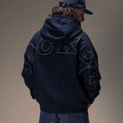 JACKER NOTORIOUS HOODIE ZIP Black