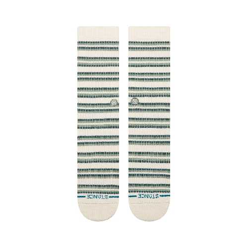 STANCE MULTISTRIPE RIBBED CREW SOCK iceberg