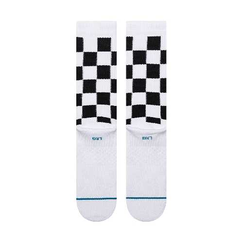 STANCE DANCE FLOOR CREW SOCK white