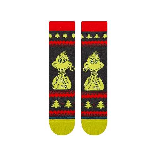 STANCE GRINCH SWEATER CREW SOCK Black