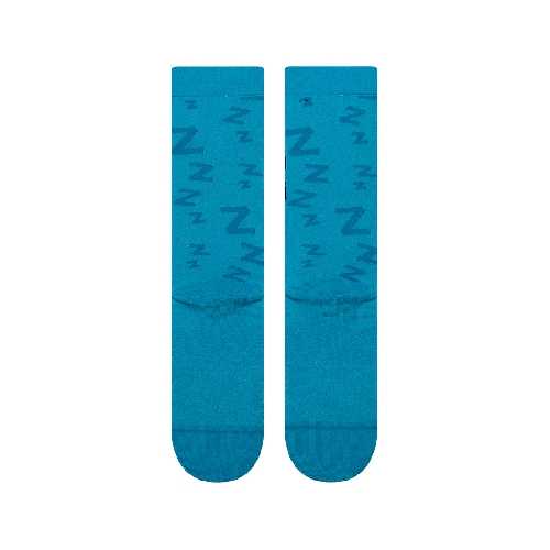 STANCE SNORLAX SLEEPY CREW SOCK Teal STANCE SNORLAX SLEEPY CREW SOCK Teal