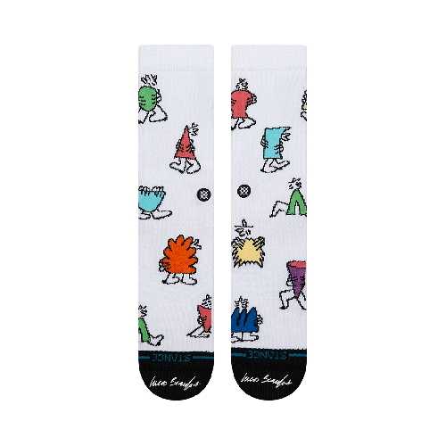 STANCE SHAPE SHIFTER CREW SOCK White