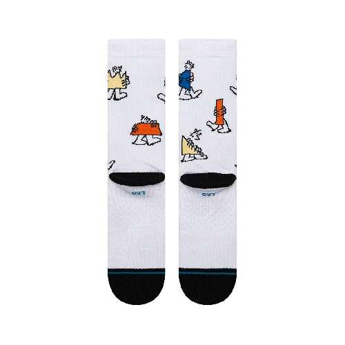 STANCE SHAPE SHIFTER CREW SOCK White