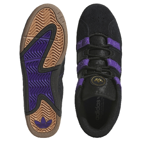 ADIDAS KADER Black Purple Gold ADIDAS KADER Black Purple Gold