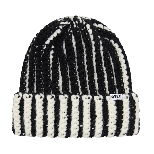 OBEY SCOUT CHUNKY BEANIE Black multi
