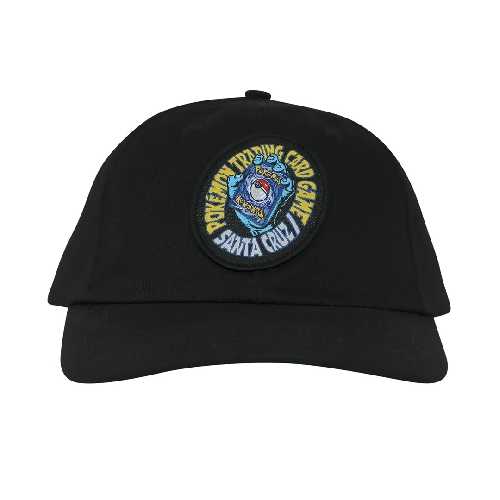 SANTA CRUZ POKEMON TCG HAND SNAPBACK CAP Black