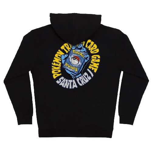 SANTA CRUZ POKEMON TCG HAND ZIP HOOD Black