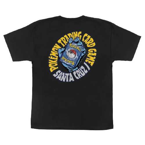 SANTA CRUZ YOUTH POKEMON TCG HAND SS TEE Black