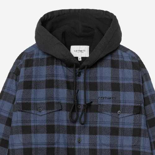 CARHARTT WIP COBRIN SHIRT JAC Cobrin Check Blue