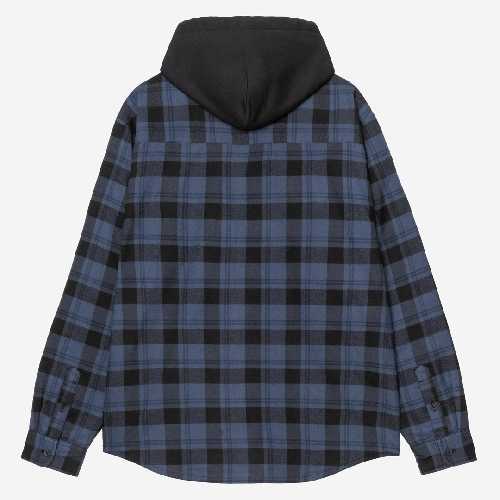 CARHARTT WIP COBRIN SHIRT JAC Cobrin Check Blue