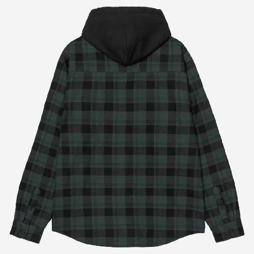CARHARTT WIP COBRIN SHIRT JAC Cobrin Check Dark Scarab