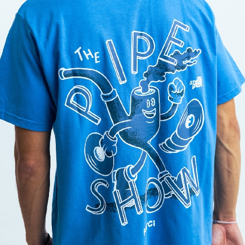 FARCI PIPE TEE blue