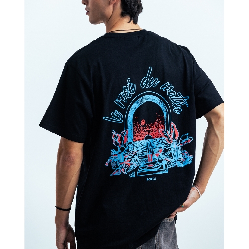 FARCI ROSE TEE black