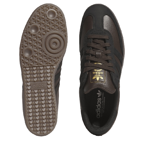 ADIDAS SAMBA ADV Dark Brown Core Black
