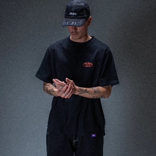 JACKER FLYING DRAGONS TEE Black