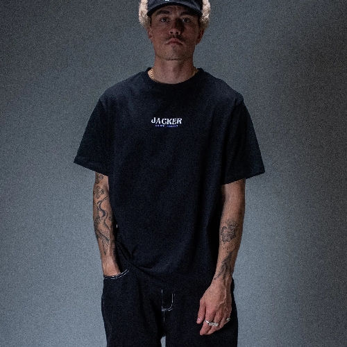 JACKER PURPLE POTION TEE Black
