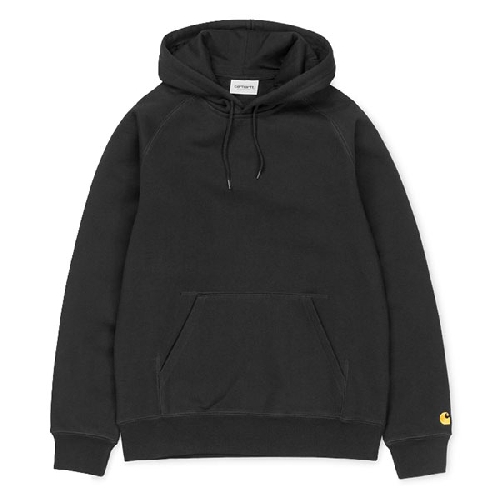 CARHARTT WIP HOODED CHASE SWEAT Black / Gold