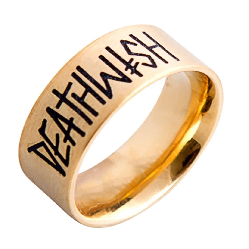 DEATHWISH DEATHSPRAY RING gold