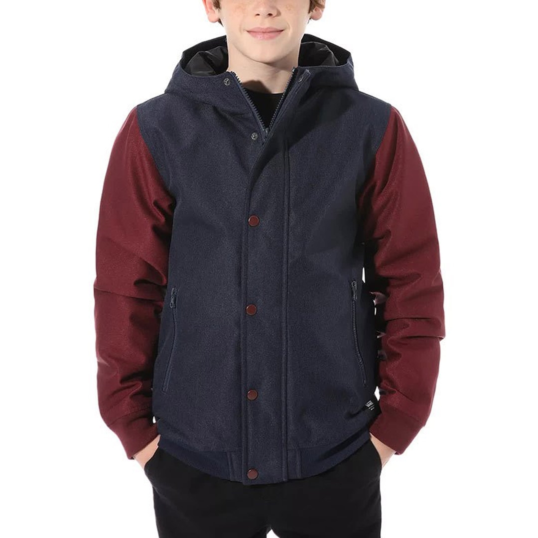 VANS WELLS MTE BOYS JACKET dress blues port royal VANS WELLS MTE BOYS JACKET dress blues port royal