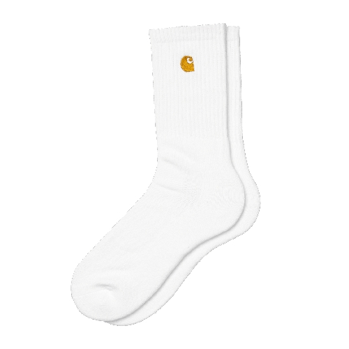 CARHARTT WIP CHASE SOCKS White/Gold